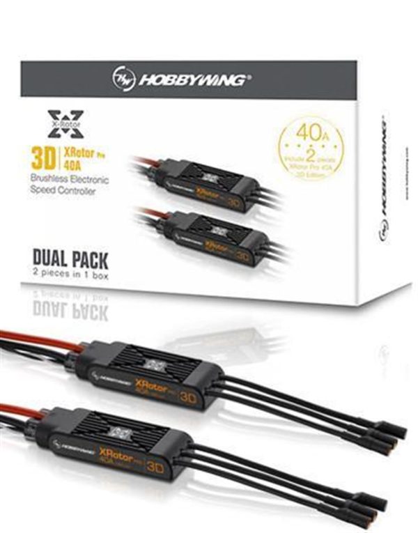 XROTOR PRO-40A-3D Wire Leaded Fırçasız Motor için ESC, Hobbywing 30902003 - Görsel 2
