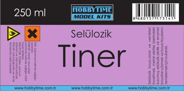 Selülozik Tiner-250 Ml., Hobbytime 314 - Görsel 2
