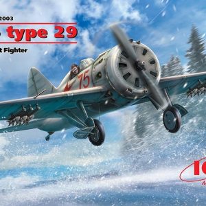 I-16 Type 29 WWII Soviet Fighter 5 Adet I-1 Maketi, ICM 32003