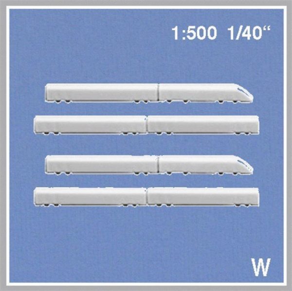 1/500 Ice Tren-8 Wagonlu -Beyaz, Schulcz 320711