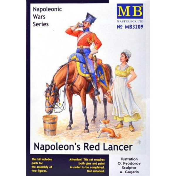 1/32 Napoleon'S Red Lancer Napoleonic Wars S, Master Box 3209