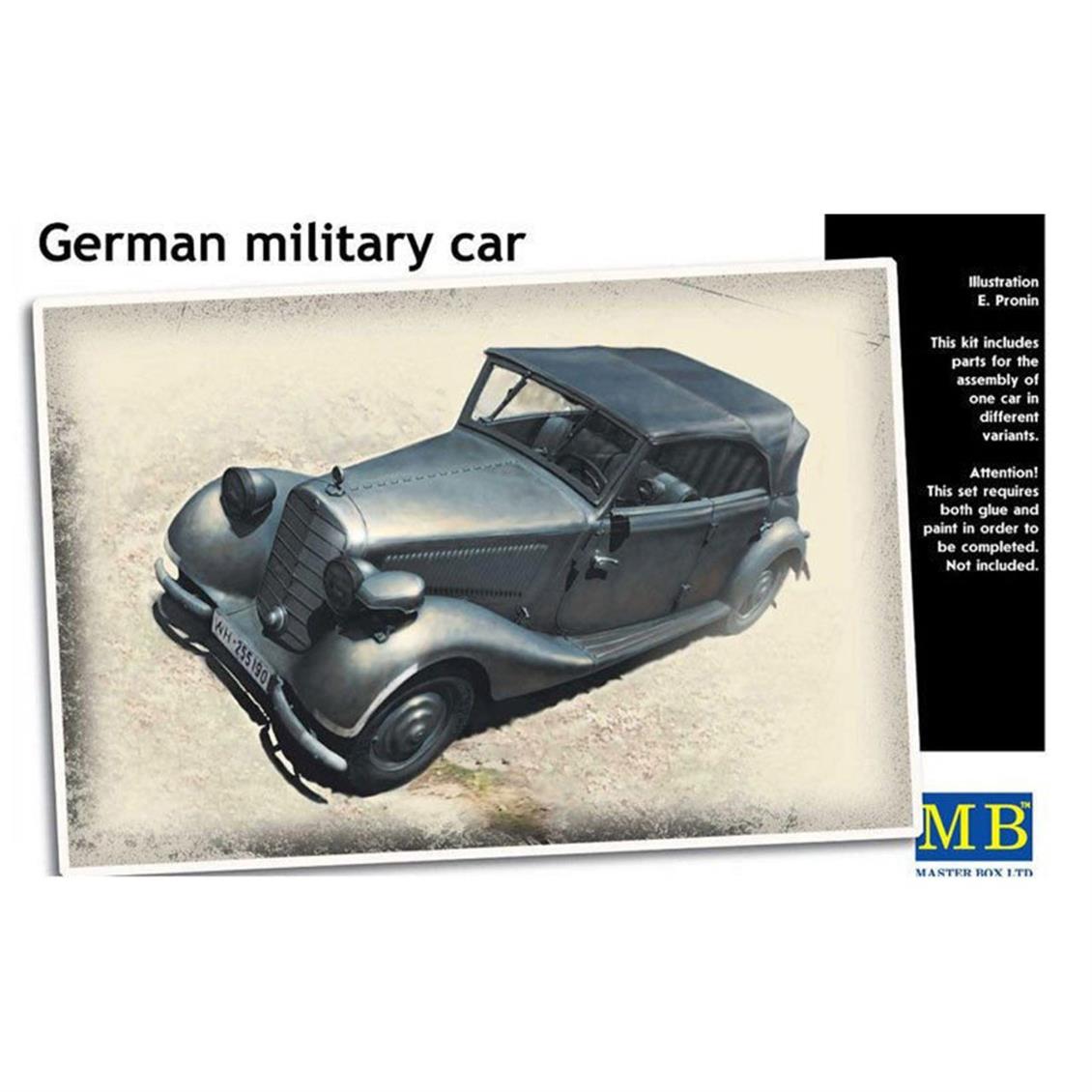 1/35 German Military Car Typ 170 V Tourenw, Master Box 35100