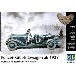 1/35 POLİZEİ-KUEBELSİTZWAGEN AB 1937 GERMAN, Master Box 35101