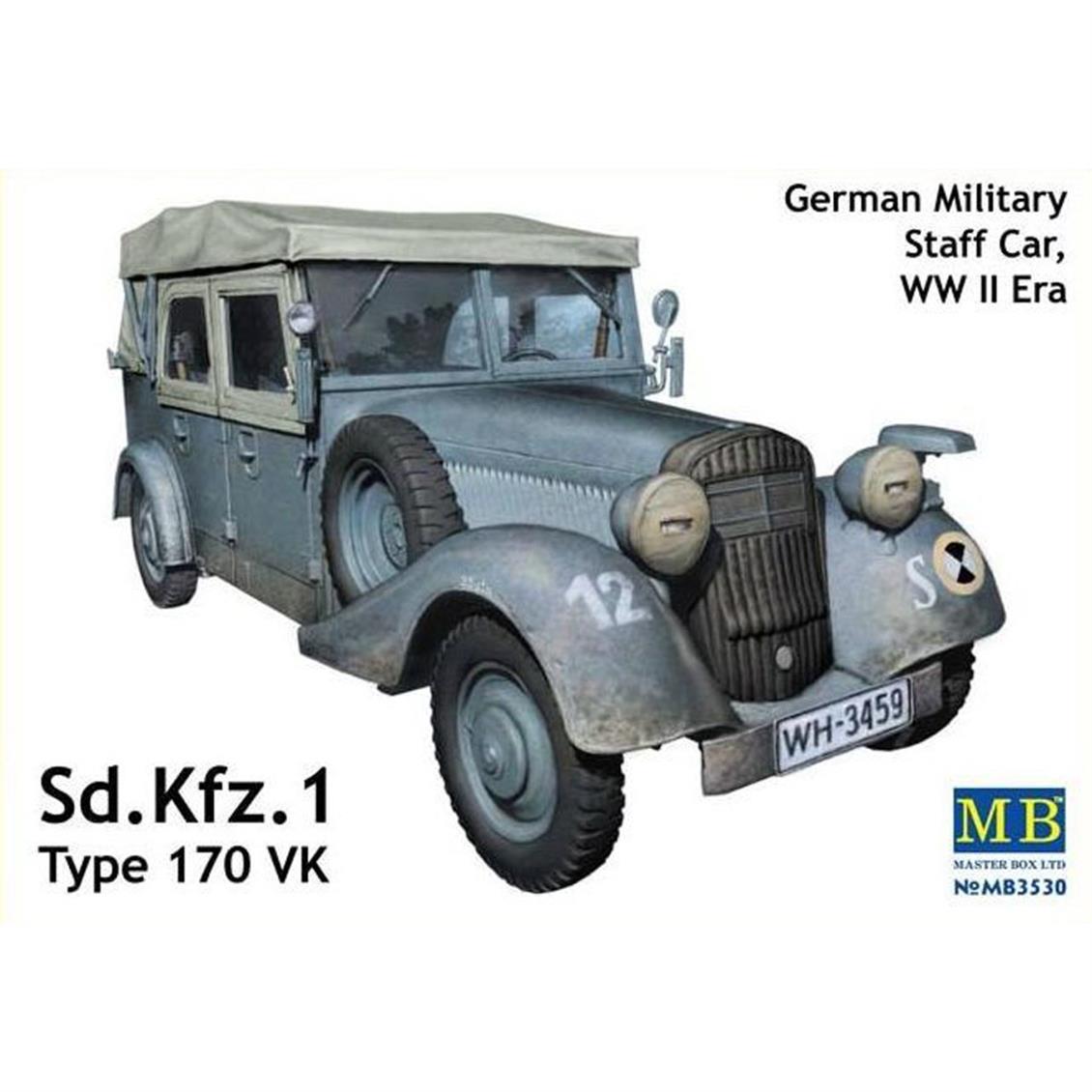 1/35 Sd.Kfz. 1 Type 170 Vk German Military S, Master Box 3530