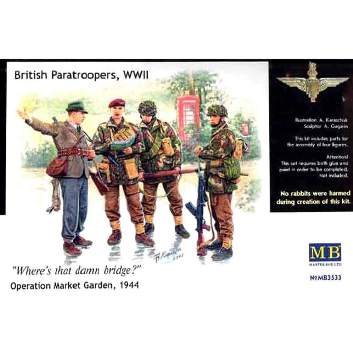1/35 British Paratroopers 1944. Kit 1, Master Box 3533