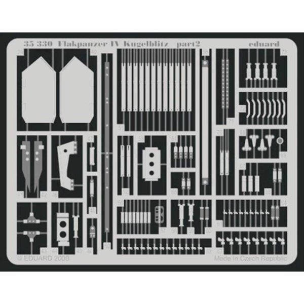 1/35 Flakpanzer Iv Kugelblitz Detay Seti, S, Eduard 35330 - Görsel 2