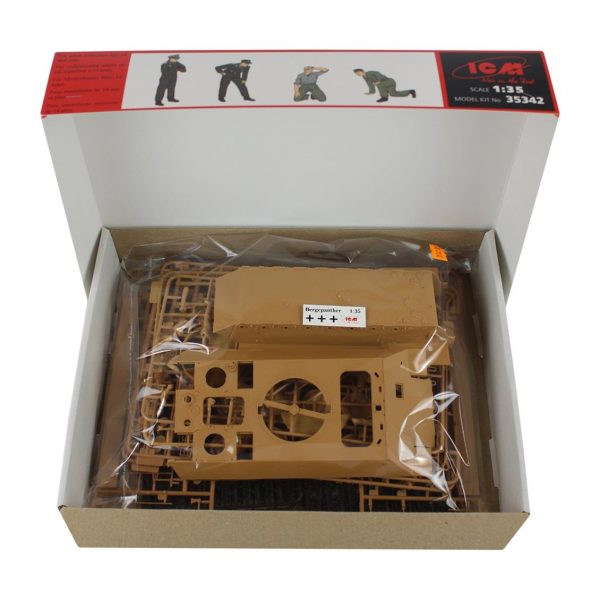 1/35 Bergepanther With German Tank Crew 4 Fi Maketi, ICM 35342 - Görsel 2