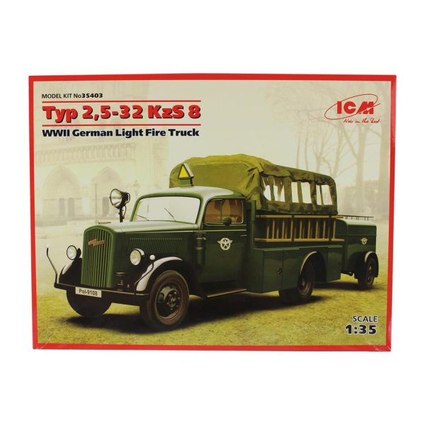 1/35 Typ 2532 Kzs 8 WWII German Light Fire T Maketi, ICM 35403