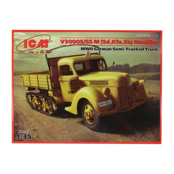 V3000S/Ss M (Sd.Kfz.3B) Maultier WWII Germa Maketi, ICM 35412