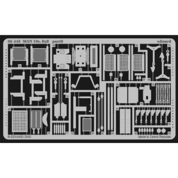 1/35 Man 10T I 8X8 Detay Seti, Std.Photo Et, Eduard 35445 - Görsel 3
