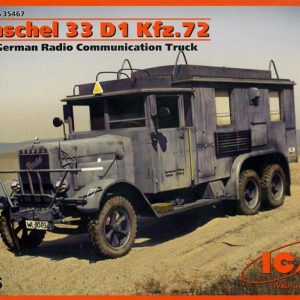 1/35 Henschel 33 D1 Kfz.72 WWII German Radio Maketi, ICM 35467