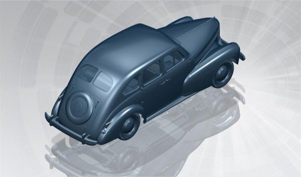Kapitän Saloon WWII German Staff Car Maketi, ICM 35475 - Görsel 2