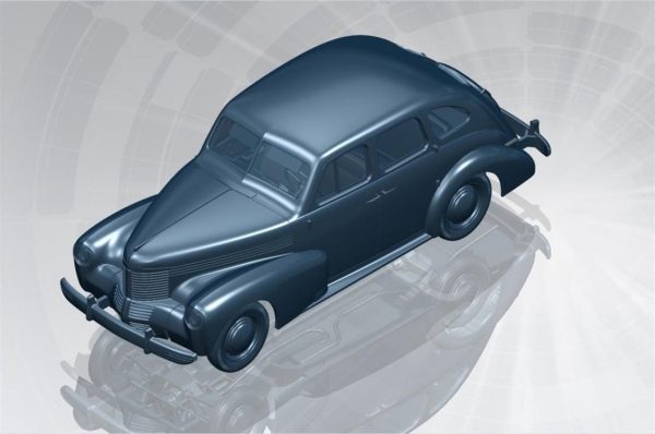 Kapitän Saloon WWII German Staff Car Maketi, ICM 35475 - Görsel 3