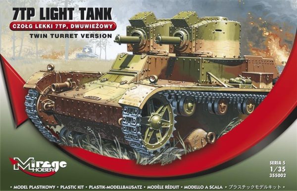 1/35 7Tp Light Tank Twın Turret Maketi, Mirage 355002