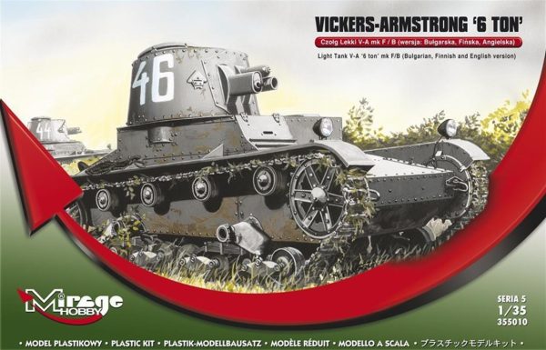1/35 Vickersarmstrong 6 Ton Mk F/B Light Ta Maketi, Mirage 355010