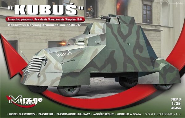 1/35 Kubus Warsaw 44 Uprising Armoured Car Maketi, Mirage 355026
