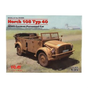 Horch 108 Typ 40 WWII German Personnel Car Maketi, ICM 35505