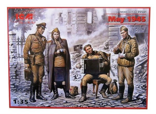1/35 May 1945 4 Figures 1 Officer 2 Soldier Maketi, ICM 35541