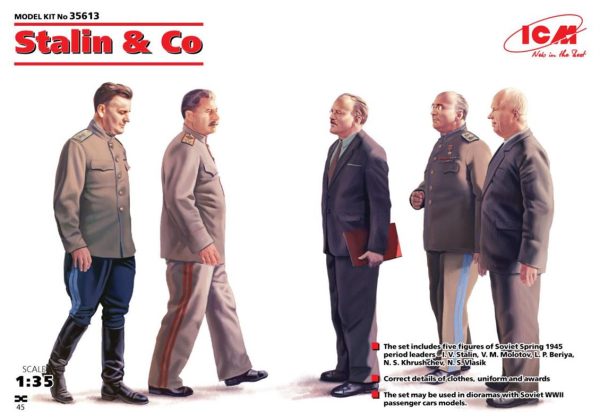 Stalin & Co (5 Figures) Stalin & Co (5 Figur Maketi, ICM 35613