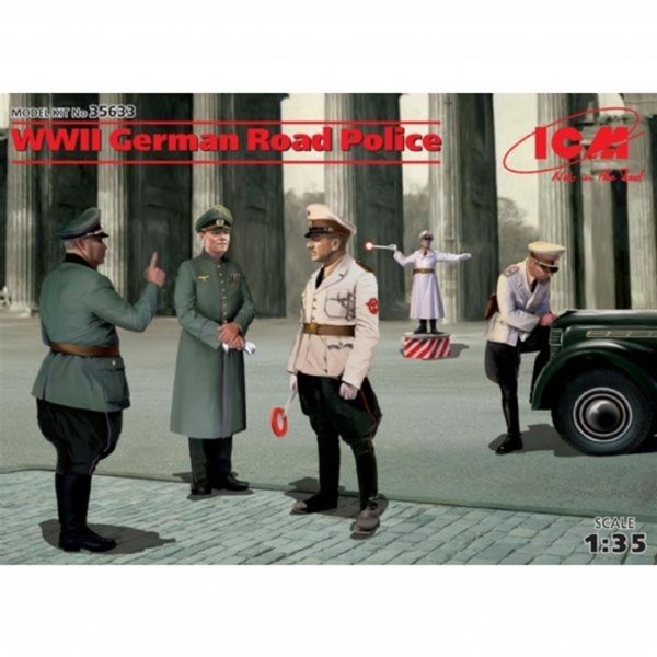 Scale 1:35 Wwıı German Road Police (5 Figur