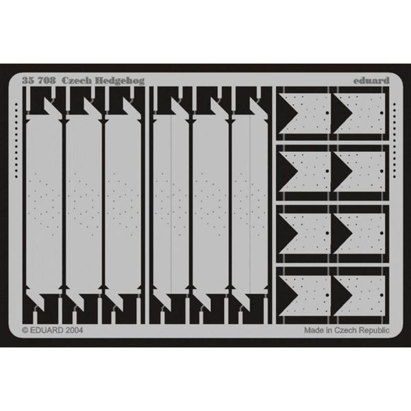 1/35 Czech Hedgehog, Std.Photo Etched Sets, Eduard 35708