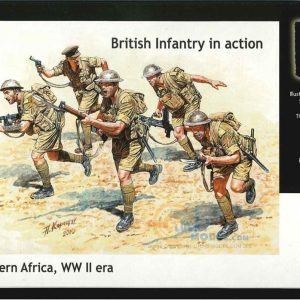 1/35 British Infantry İn Action Northern Afr, Master Box 3580