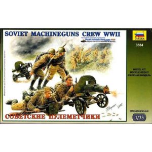 1/35 Sovyet Ağır Makinalıları Ve Mürettebatı Maketi, Zvezda 3584