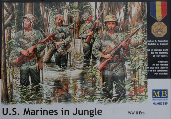 1/35 Us Marines İn Jungle Ww II Era, Master Box 3589