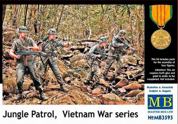 1/35 Jungle Patrol Vietnam War Series, Master Box 3595