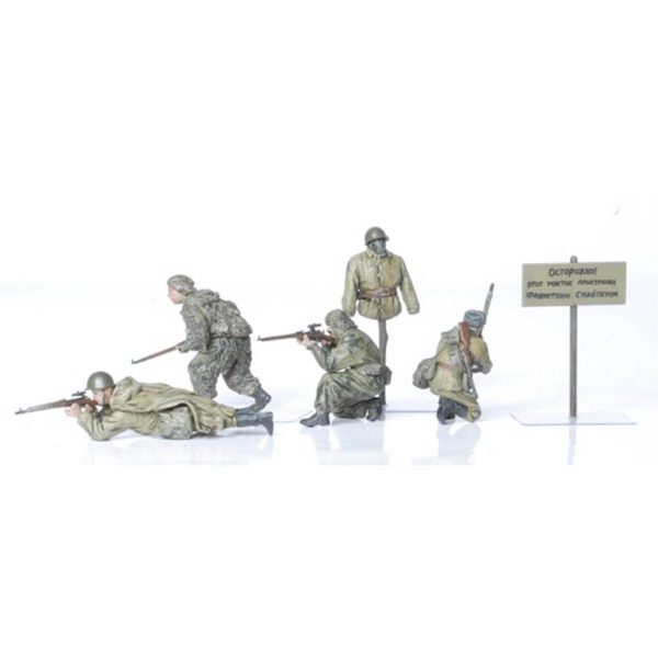1/35 Sovyet Keskin Nişancı Takımı Maketi, Zvezda 3597 - Görsel 2