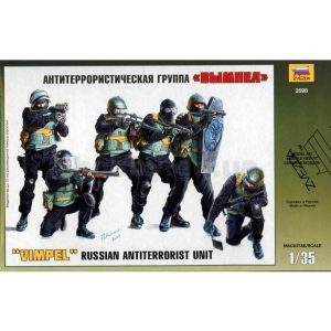 1/35 Rus Anti-Terörist Timi Vimpel Maketi, Zvezda 3598