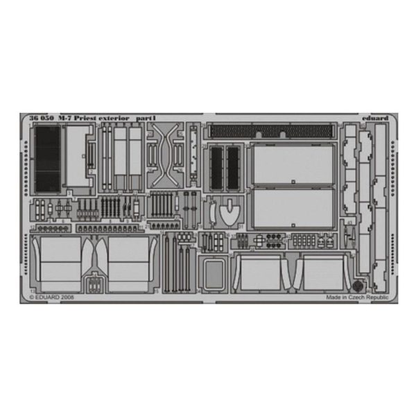 1/35 M-7 Dış Detay Seti, Std.Photo Etched S, Eduard 36050