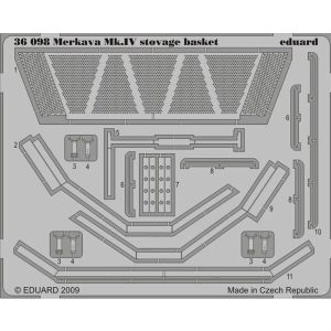 1/35 Merkava Mk.Iv Stowage Basket, Std.Phot, Eduard 36098