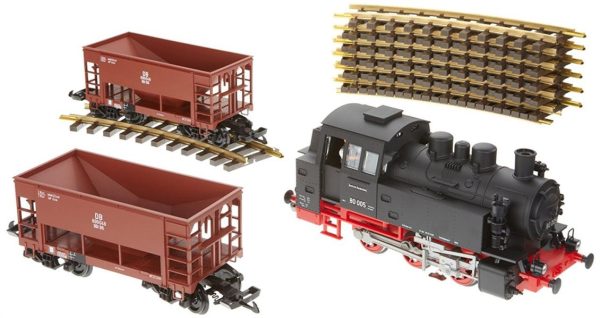 1/22.5 G-Starter Set Br 80 W 2 Freight Cars, Piko 37100 - Görsel 3