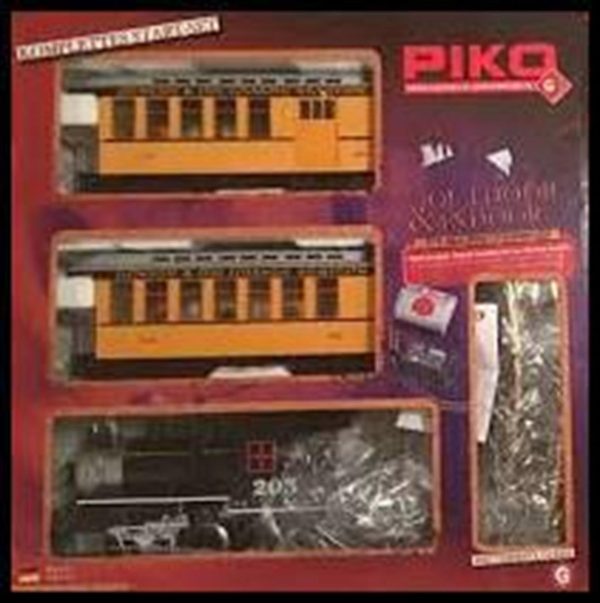 1/22.5 G-D&Rgw Passenger Starter Set W/Sound, Piko 37111