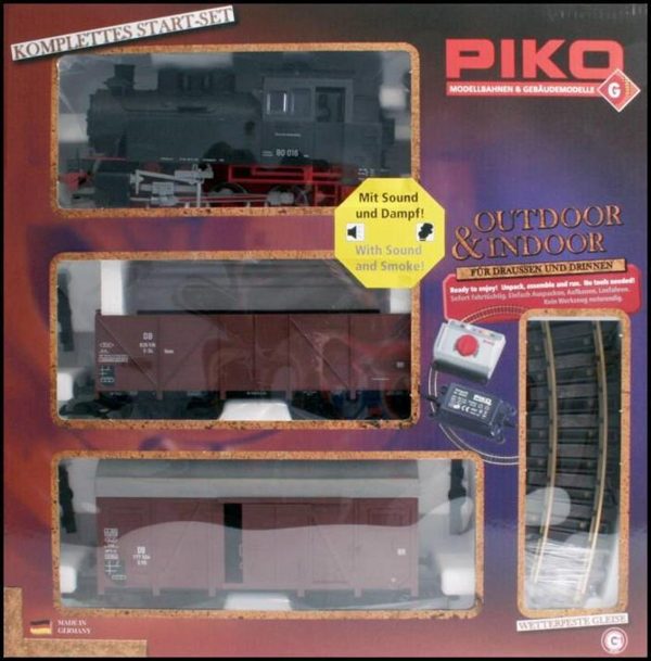 1/22.5 G-Starter Set Freight Train W/Sound D, Piko 37120
