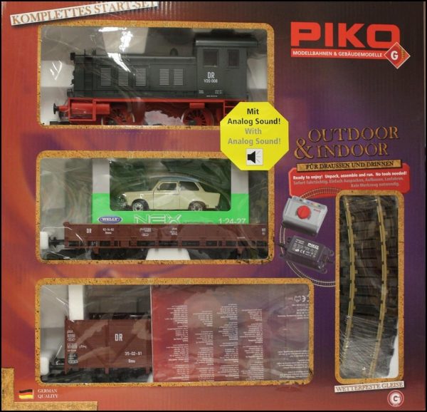 1/22.5 Yük Treni III. Dönem Sesli Analog Model Tren Başlangıç Seti, Piko 37121