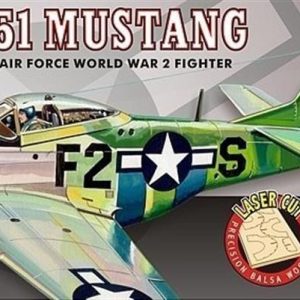 402Lc 1/16 P51-Mustang Model Kit, Laser Cut