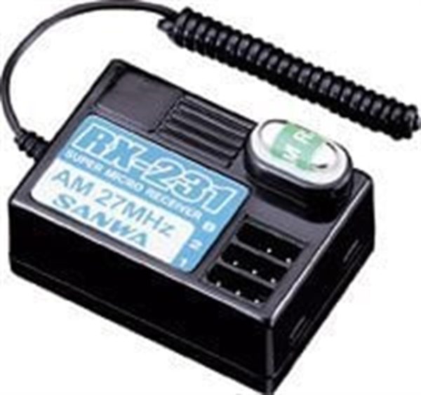 Rx 231 -Am 27Mhz, 2 Kanal Receiver, Sanwa 40641