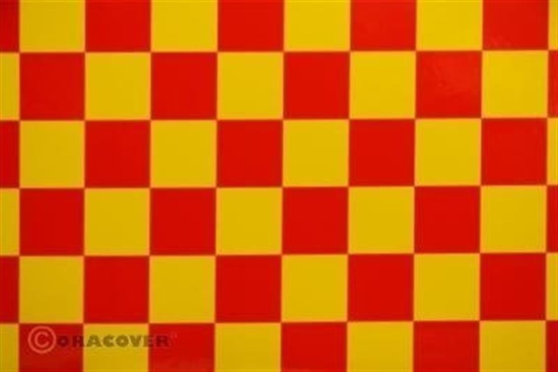 Fun 3, Yellow-Red- 2 Metre-Desenli, Oracover 43-033-023-002