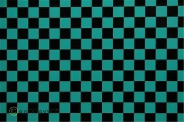 Fun 4, Turquıse-Black- Desenli Fılm-, Oracover 44-017-071-M