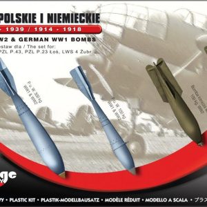 1/48 Polish Ww2 And German WW1 Bombs 1918 1 Maketi, Mirage 448001