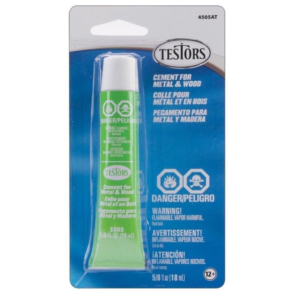 Fast Drying 18G Carded Tube, Testors 4505At