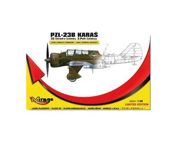1/48 Pzl23B Karas Recon. Bomber 32Th Line F Maketi, Mirage 480001