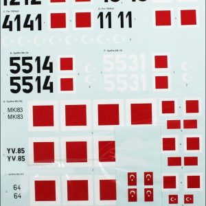 1/48 Decal-Fw 190 And Spıtfıres Of The Turkı, Microscale 48002