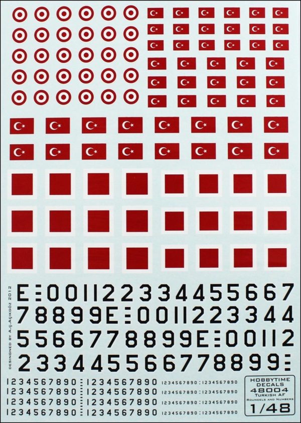1/48 Türk Forsları Decals-Turkish Streamer, Microscale 48004