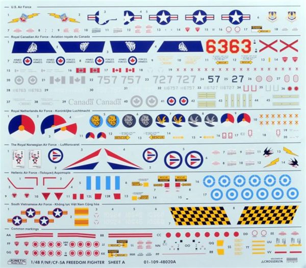 1/48 F-5A/Cf-5A/Nf-5A Maketi, Kinetic Model 48020 - Görsel 2