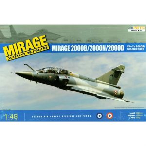 1/48 Mirage 2000 B/D/N Savaş Uçağı Maketi, Kinetic Model 48032