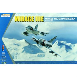 1/48 Dassault Mirage IIIE/O/R/RD/EE/EA Savaş Uçağı Maketi, Kinetic Model 48050