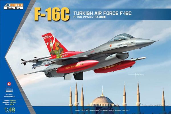 1/48 F-16 C Turkish Maketi, Kinetic Model 48069